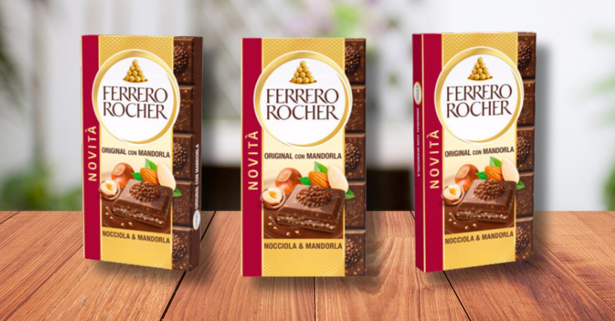 Da Ferrero arriva una novità: la Tavoletta Ferrero Rocher Nocciola e ...