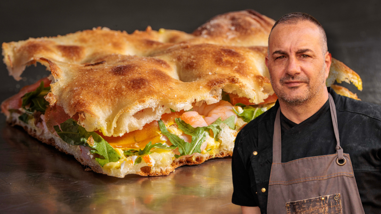 Max Crunch porta a Roma la sua pizza alla pala farcita: ecco cosa trovi dentro “Ripiena”